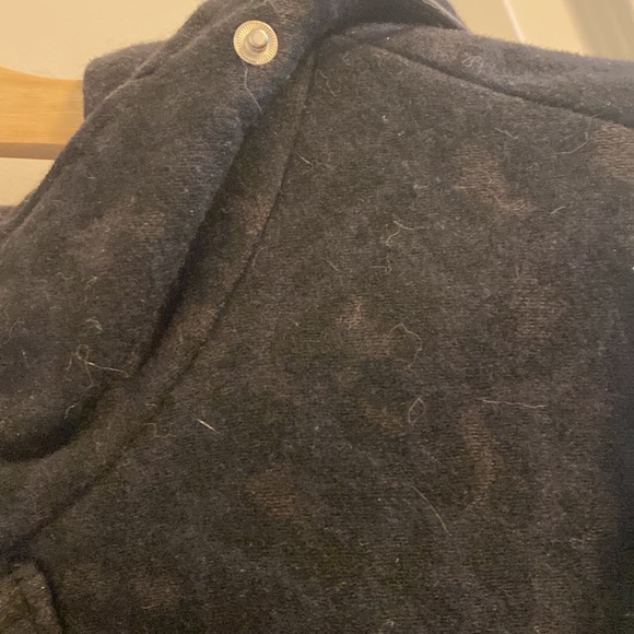 The Kooples wool mens jacket black with leopard print - Picture 2 of 6